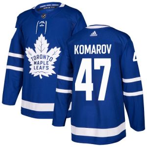 Herren Toronto Maple Leafs Eishockey Trikot Leo Komarov #47 Authentic Königsblau Heim